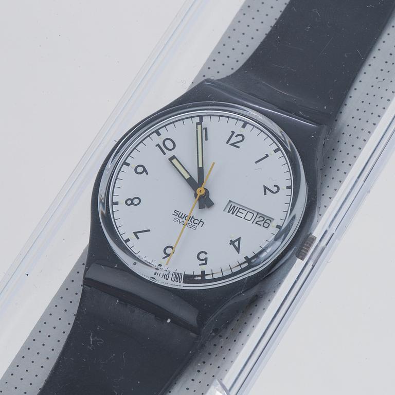 Swatch, Classic, wristwatch, 34 mm.