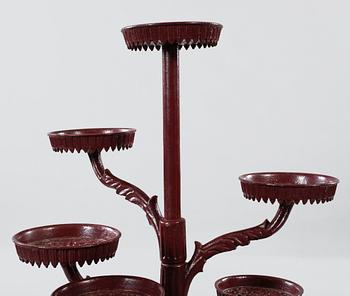 TRÄDGÅRDSBORD/ BLOMBORD, J & C.G Bolinder, Stockholm, omkring sekelskiftet 1900.