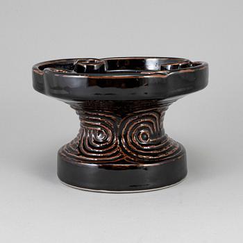 BRITT-LOUISE SUNDELL, BRITT-LOUISE SUNDELL, a stoneware candlestick, Gustavsberg studio.