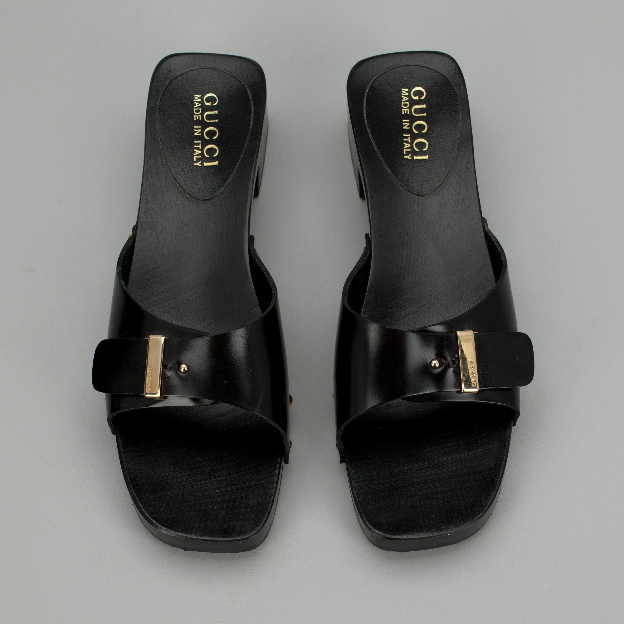 SKOR, sandaler, Gucci.
