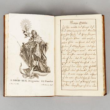 manuscript Prayer Book, mid 1700s.