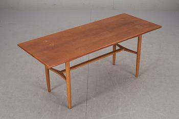 SOFFBORD, teak, Danmark. 1950/60-tal.