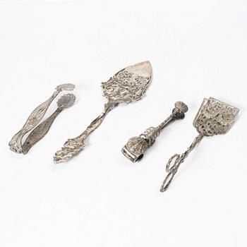 Silver, 8 delar, 1900-tal.