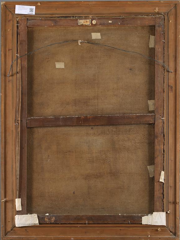 OKÄND KONSTNÄR, olja på duk, omkring sekelskiftet 1800/1900.