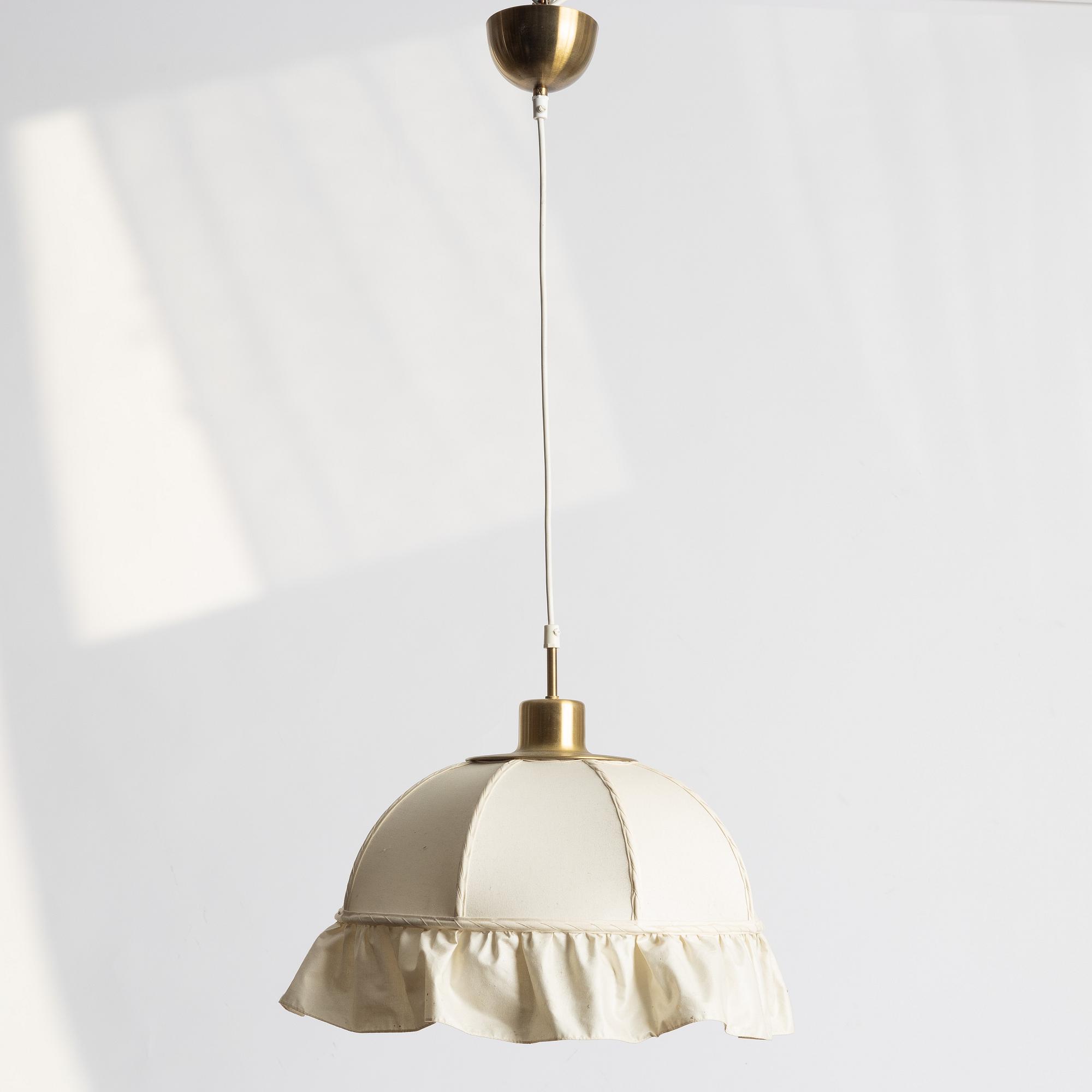 Josef Frank, taklampa, modell G2562, Firma Svenskt Tenn.