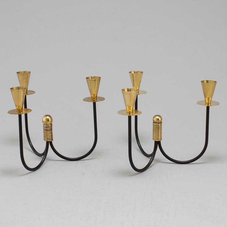 A pair of second half of the 20th century candlesticks from Nilsjohan.