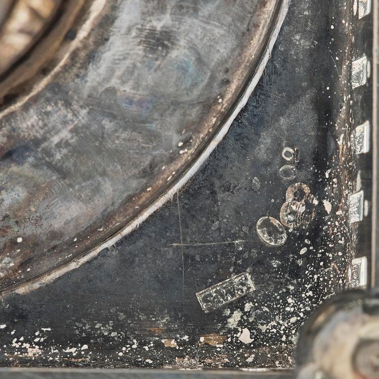 Stephan Westerstråhle, ljusstakar, ett par, silver. Stockholm 1796. Gustavianska.