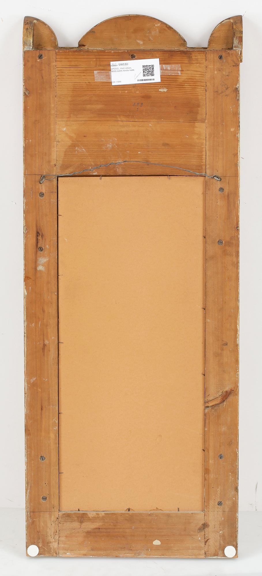 SPEGEL, Karl Johan, 1800-talets första hälft.
