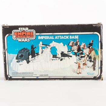 STAR WARS, Imperial attack base, Tauntaun samt Turret and probot playset, Empire Strikes Back, Kenner 1980-tal.