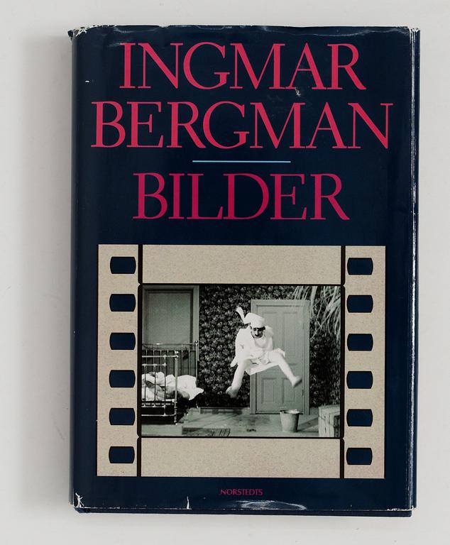 BÖCKER, 2 st,  Ingmar Bergman, "Bilder", Nordstedts förlag AB, Stockholm 1990 samt "En filmtrilogi", P.A Nordstedt & söners förlag, Stockholm 1963.