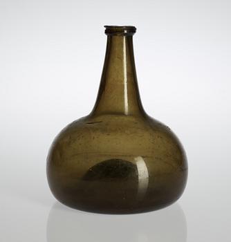 578. FLASKA, glas, 1700/1800-tal.