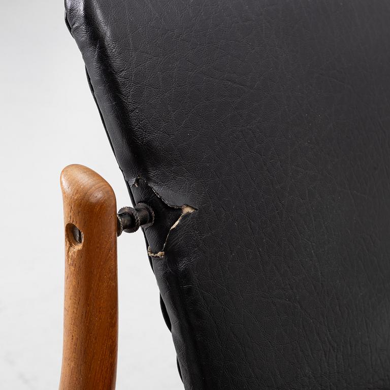 Finn Juhl, A 'FD 136' easy chair, France & Daverkosen, Denmark 1950s.
