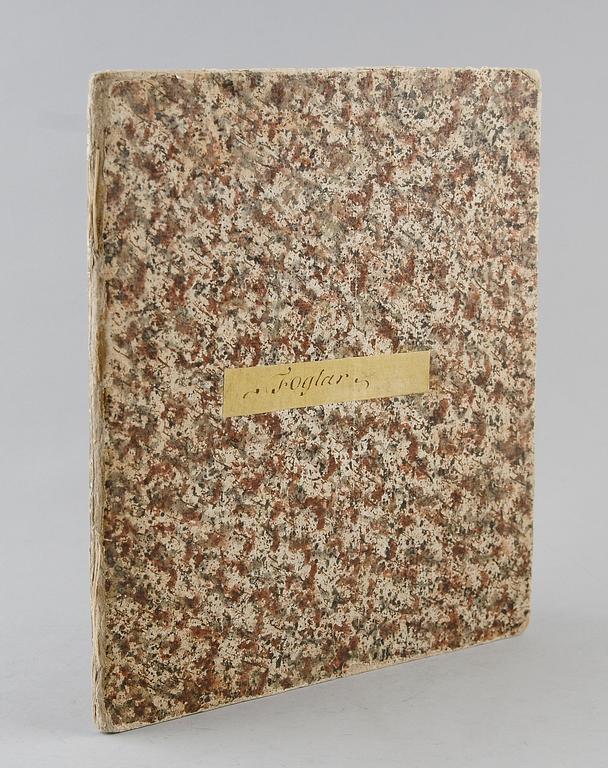 HÄFTE, 1800-tal, teckningar.