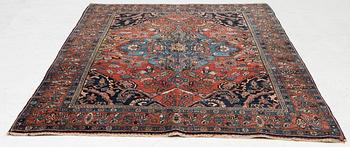 Matta antik Bidjar, Västra Iran, ca 210 x 143 cm.