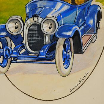 Jenny Nyström, The Car Chase.