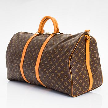 Louis Vuitton, a Monogram Canvas 'Keepall 60 Bandoulière' weekendbag.