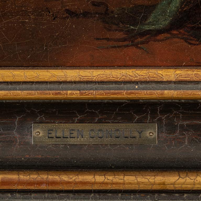 Ellen Conolly, olja på duk, signerad och daterad 1877.