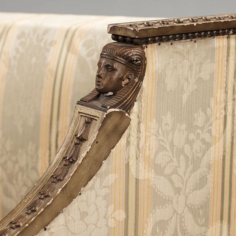 A late Gusta early 19th century sofa.