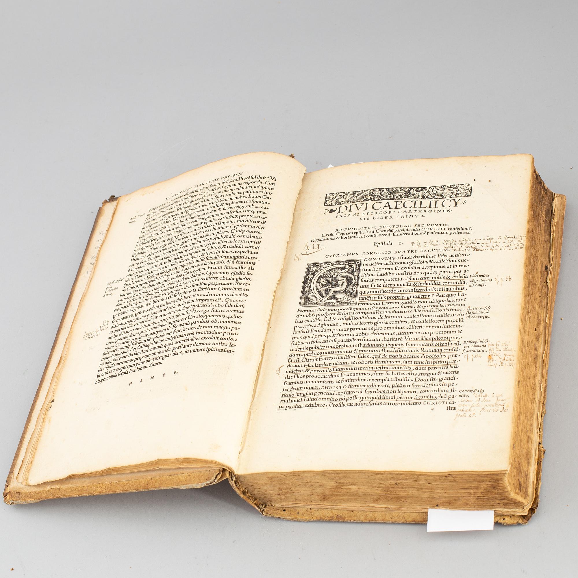 BOOK, Printed by Froben, 1521.