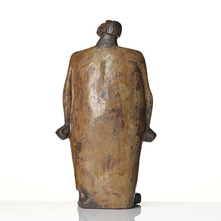 Åke Holm, a stoneware sculpture, "Mose trampar på lagtavlorna" (Moses Shatters the Tablets), Höganäs, 1950s.
