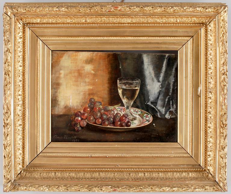 ANNA MUNTHE-NORSTEDT, olja på pannå, sign o dat 188?.