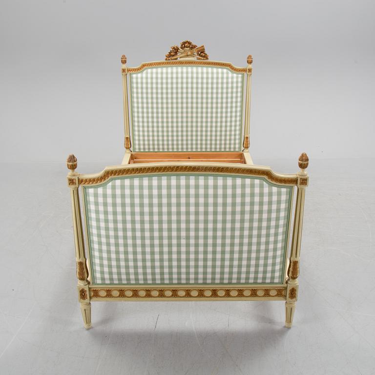 A Gustavian style bed, 20th century.