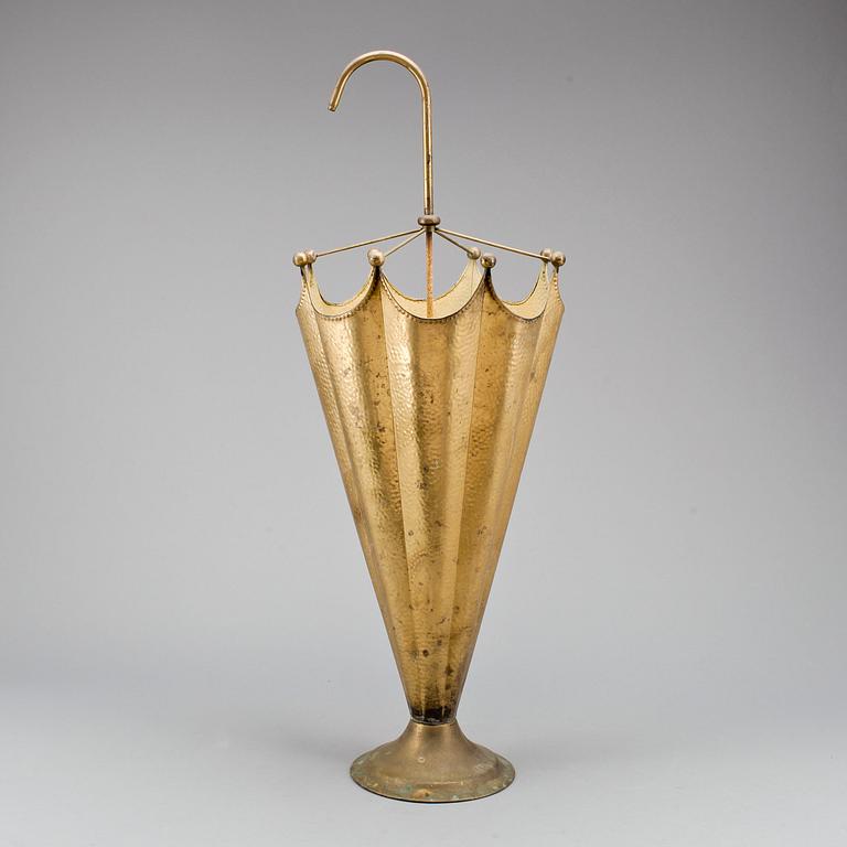PARAPLYSTÄLL, mässing, 1900-talets mitt.