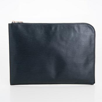 Louis Vuitton, "Epi Pochette Jules GM" clutch.