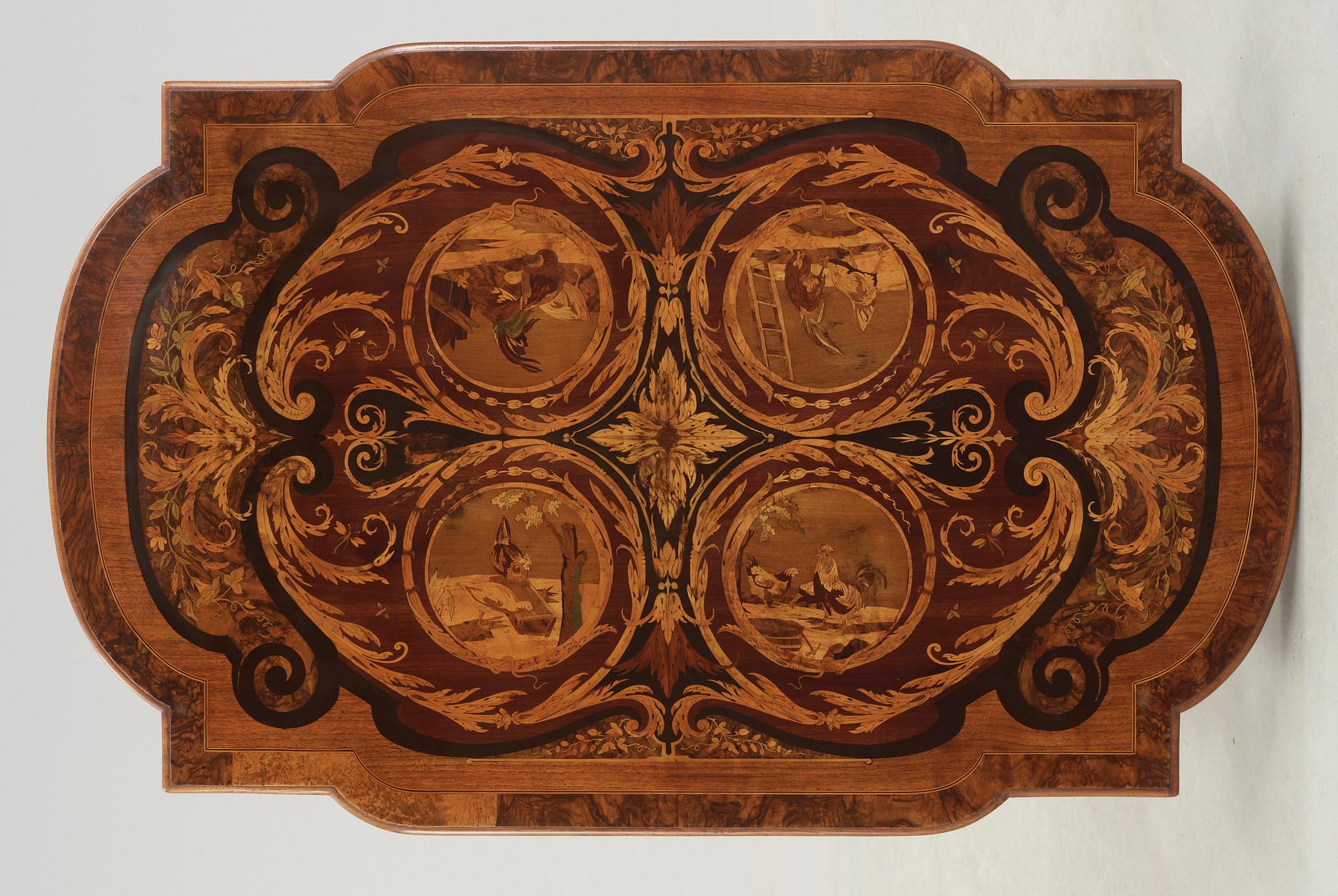 SALONGSBORD, 1800-tal.
