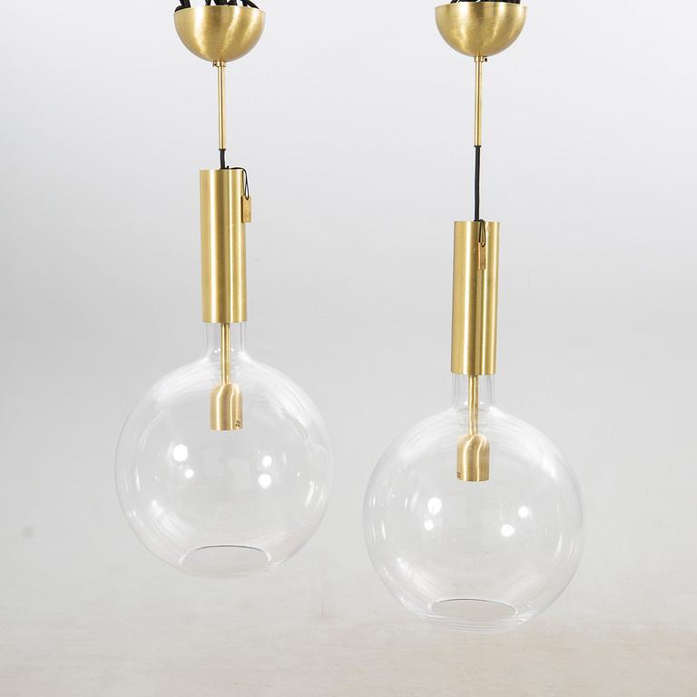Ceiling lamps, a pair, "Pendel Rosdala", Sabina Grubbeson for Konsthantverk, 21st century.