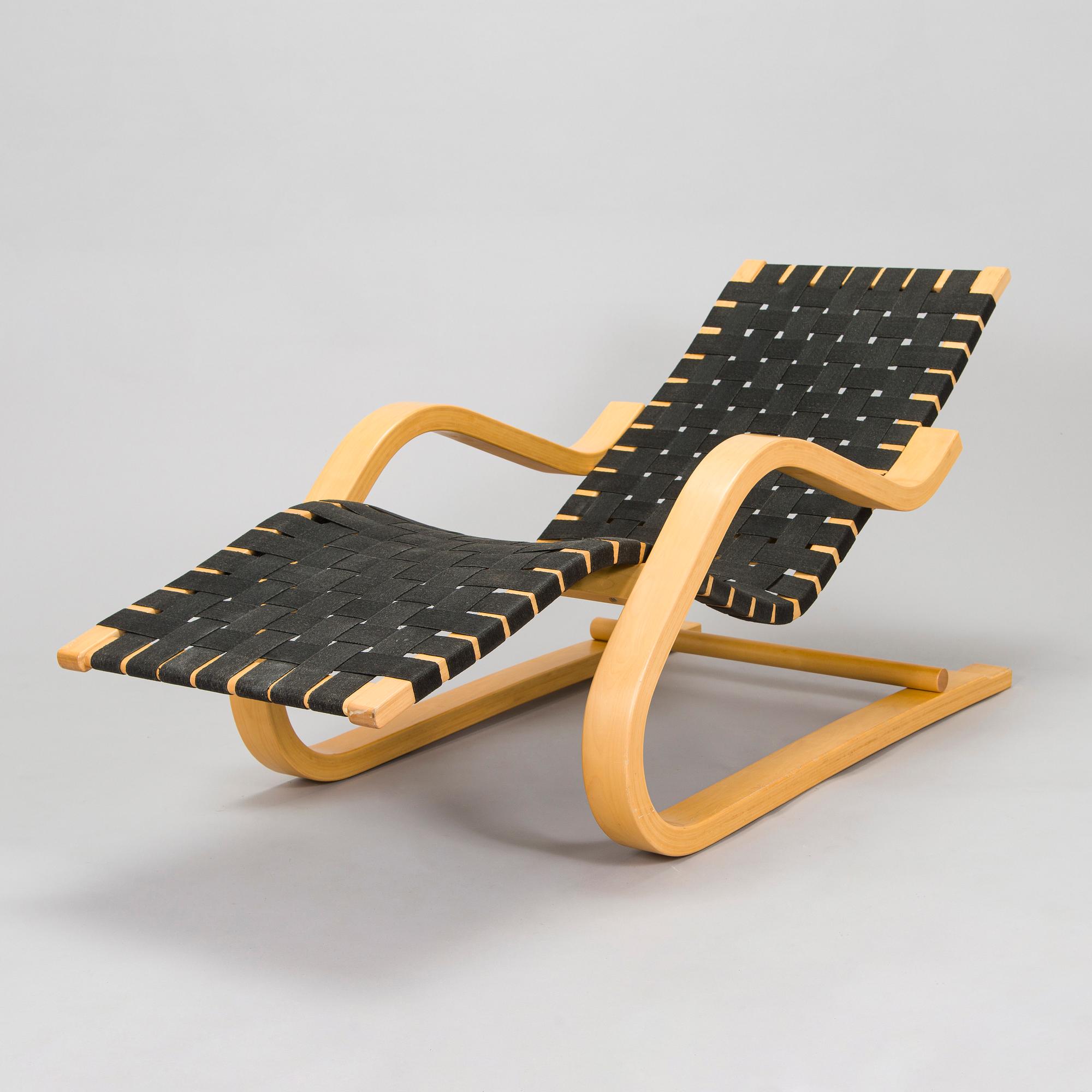 Alvar Aalto, vilstol, modell 43, Artek 1900-talets slut.