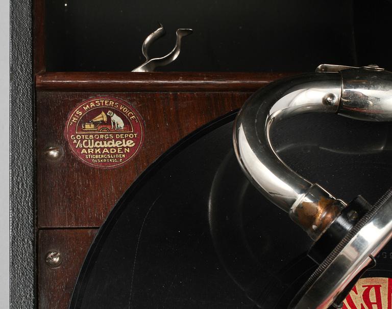 RESEGRAMMOFON, His Masters Voice, Tyskland, 1900-talets första hälft.