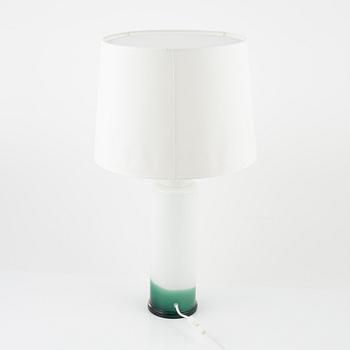 A glass table lamp, Luxus, Vittsjö, 1960's/70's.