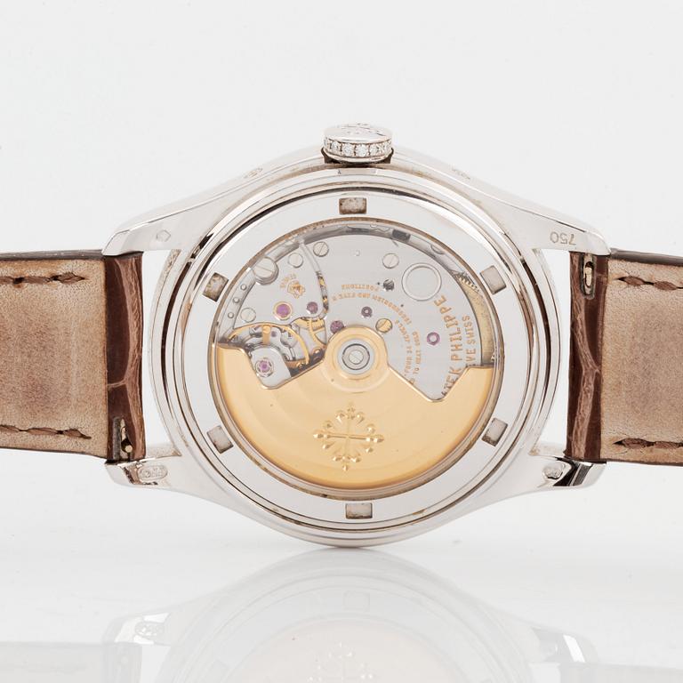 Patek Philippe, Complicated, Annual Calender, "Black Mother of Pearl Dial".