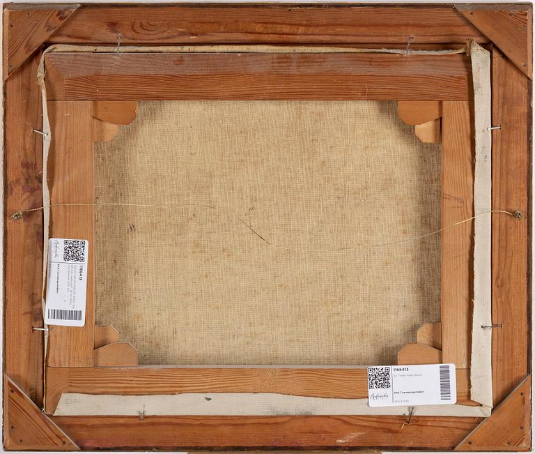 FOLKE WILHELMSSON BERG, olja på duk, signerad F. W:son Berg och daterad 1925.