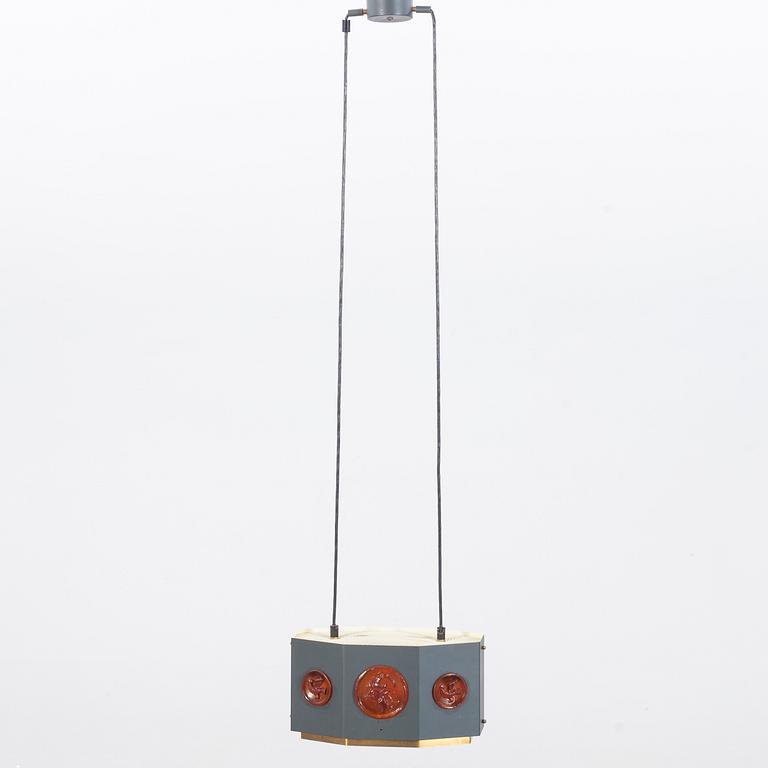 A LAMP PENDANT, 1950-/1960's.