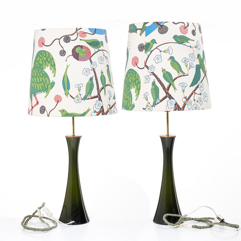 A pair of table lamps, Bergboms, third quarter of the 20th century.