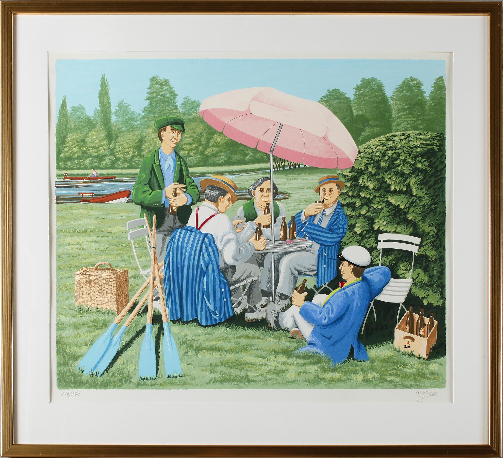 ULF GREDER, färglitografi, signerad och numrerad 176/360.