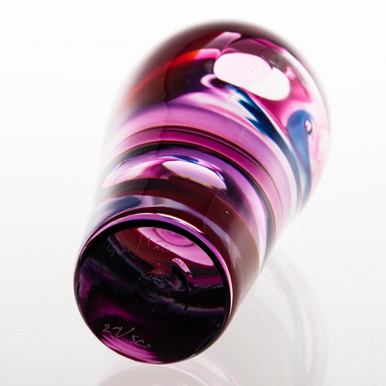 SINI MAJURI, a glass sculpture signed Sini Majuri 21/50.