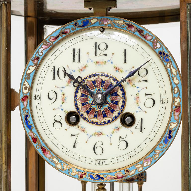 Mantel clock, Samuel Marti et Cie, France, late 19th century.