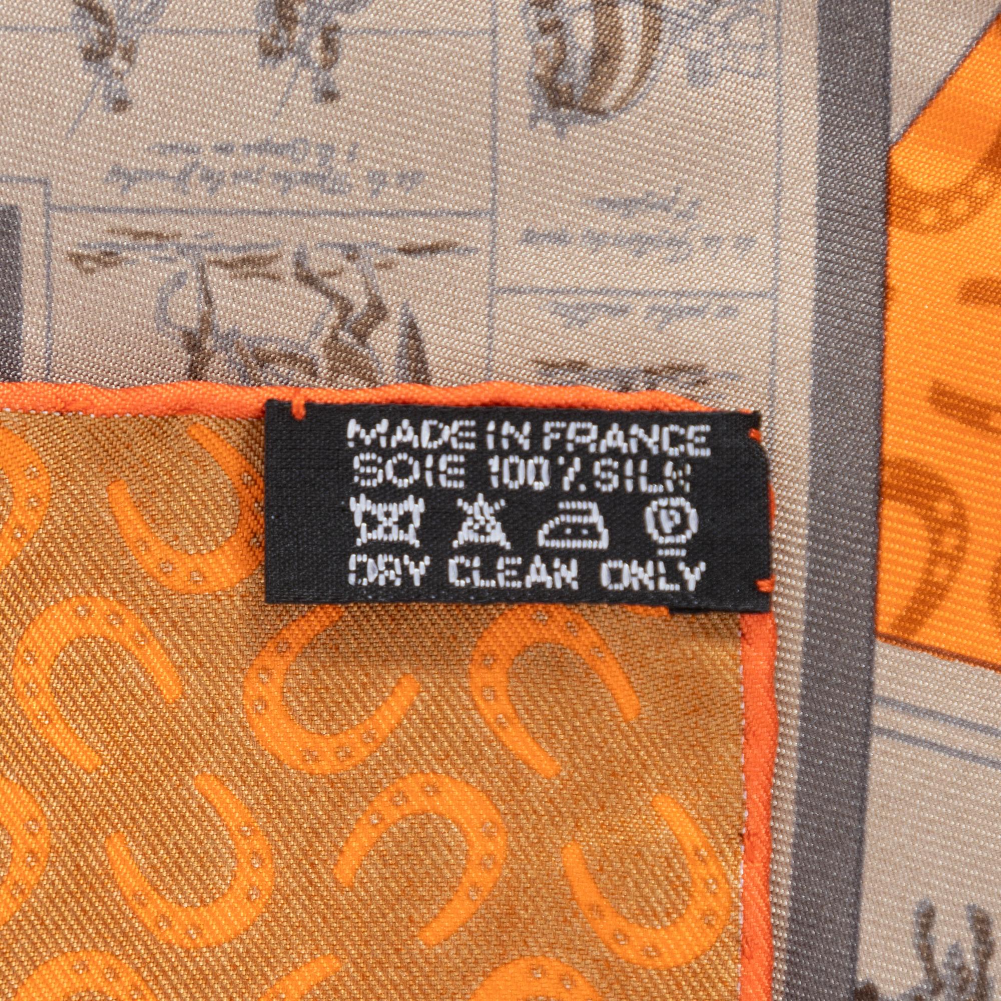 Hermès, scarf, "A Cheval sur mon Carre".