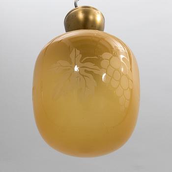 Ceiling lamp, 1940s.