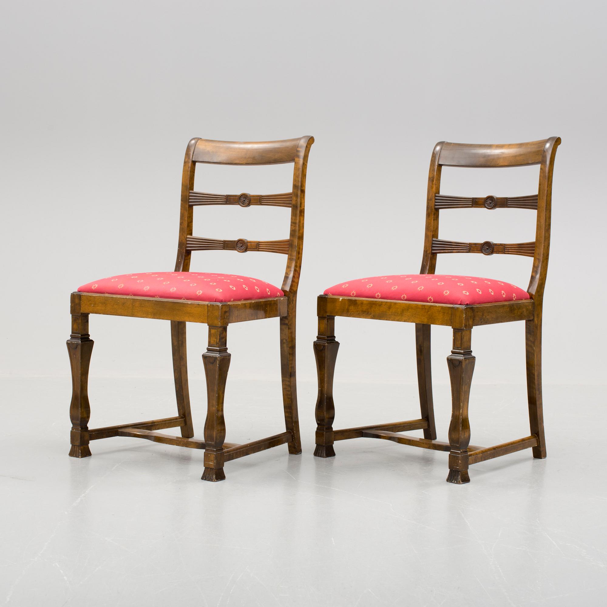 STOLAR, ett par, art deco, Sverige, 1930/40-tal.