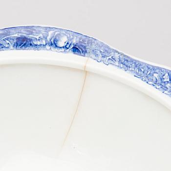 A 32-piece Blue Landscape dinnerware by Reinhard Richter, Arabia Finland 1964-1971.