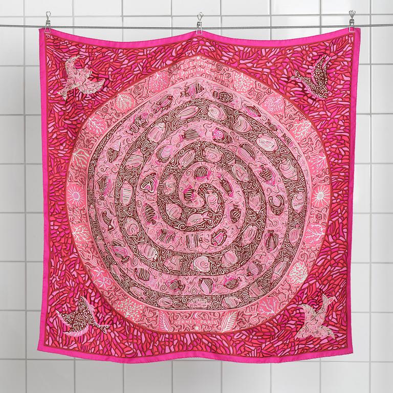 SCARF, "La Légende du Posisson Corail", Hermès.