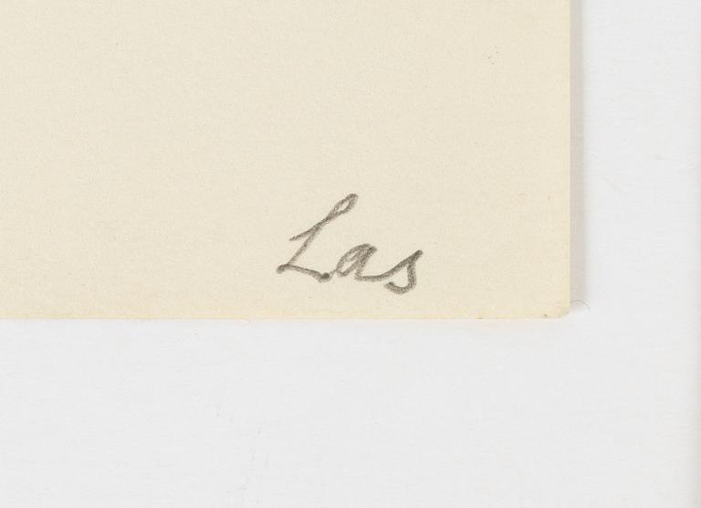 Lotte Laserstein, 2 teckningar, Ödekyrka och landskap.