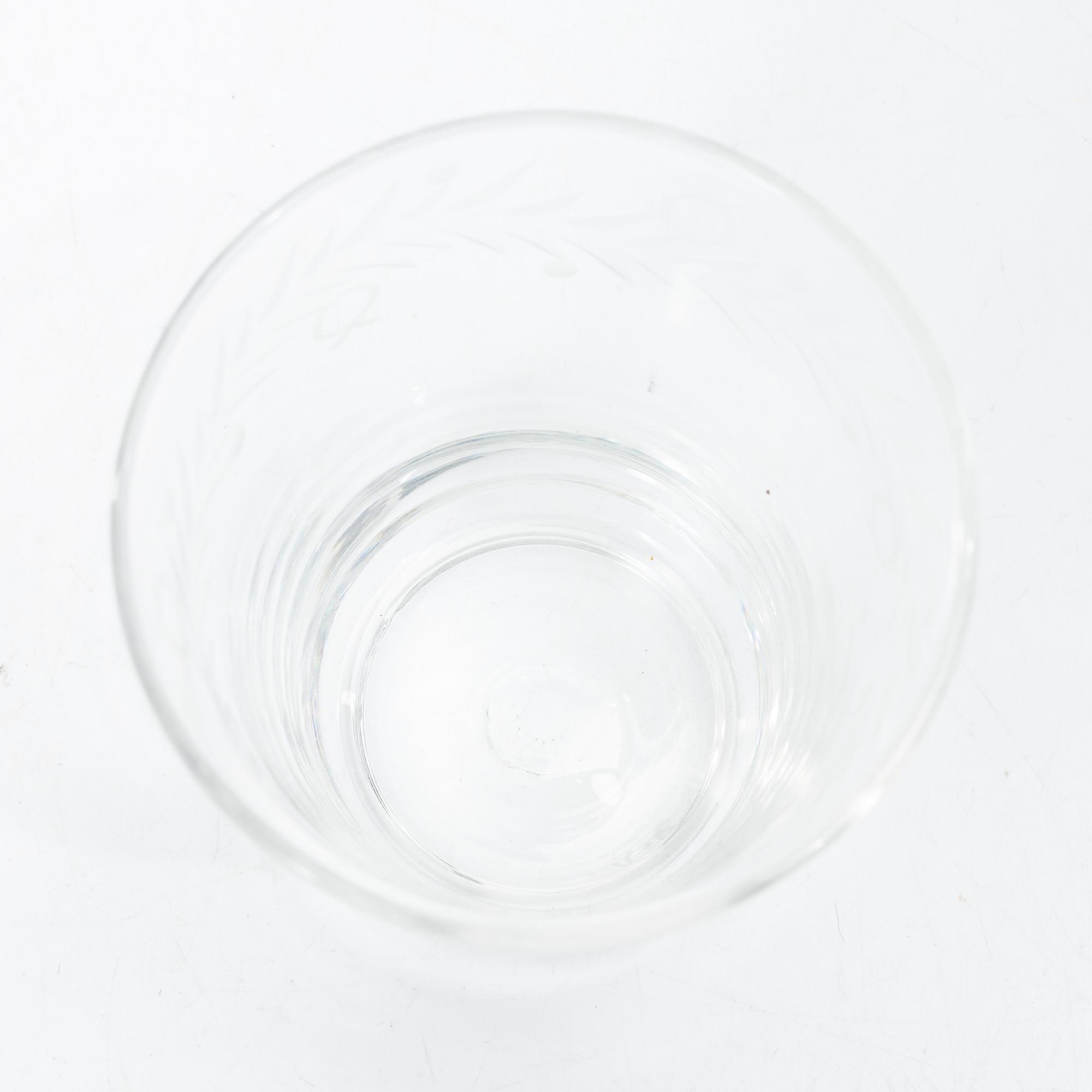 Glass service, 8 pieces, Reijmyre.