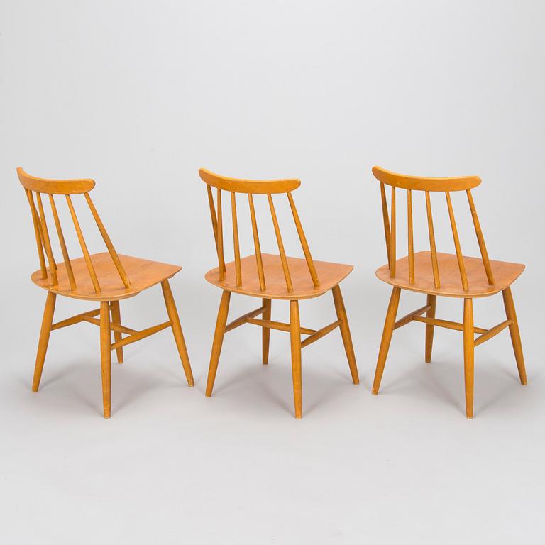 Ilmari Tapiovaara, tuoleja, 3 kpl, "Fanetti" Edsbyverken, 1960-luku.