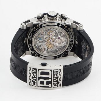 ROGER DUBUIS, Easy Diver, Chronoexcel, wristwatch, chronograph, 46 mm.