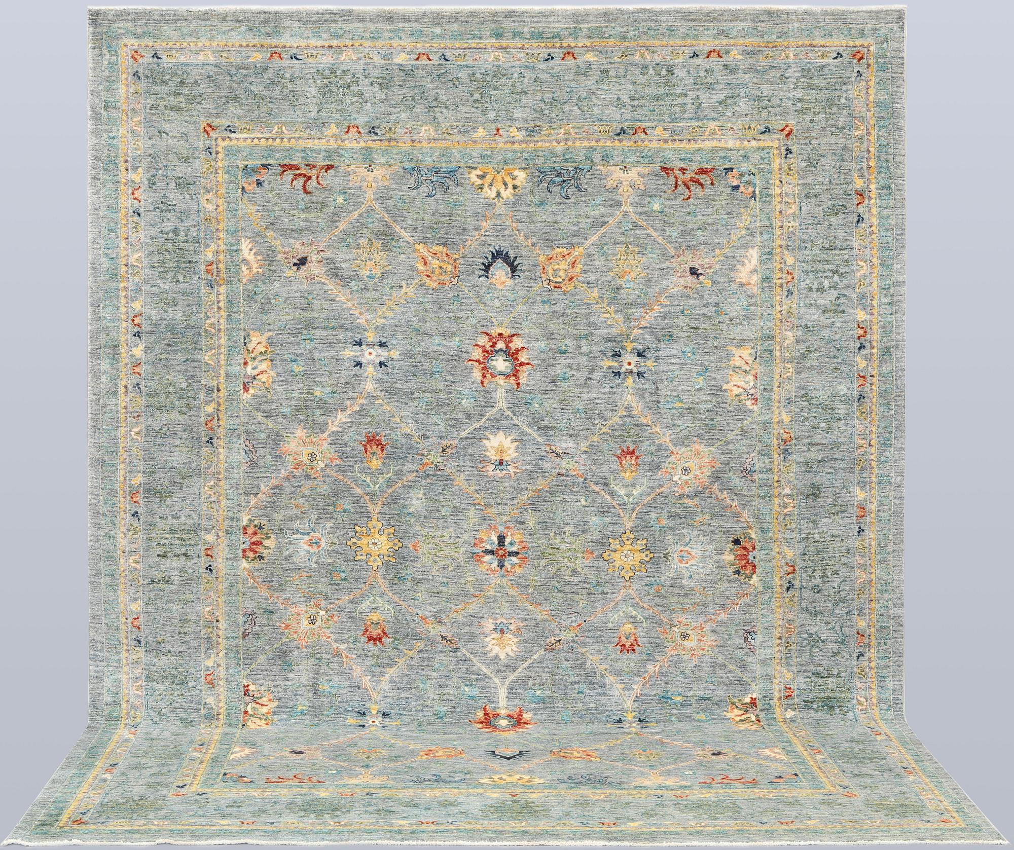 Matta, Ziegler design, ca 323 x 250 cm.